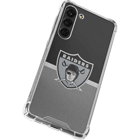 NFL Las Vegas Raiders Vintage Galaxy S24 FE Clear Case